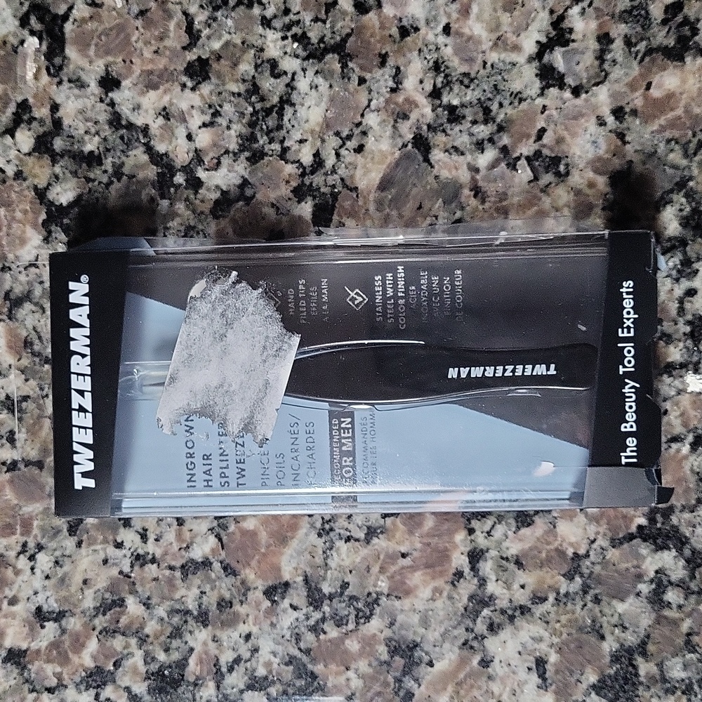 Tweezerman INgrown Hair Slpinter Tweeze for men tweezers new stainless steel